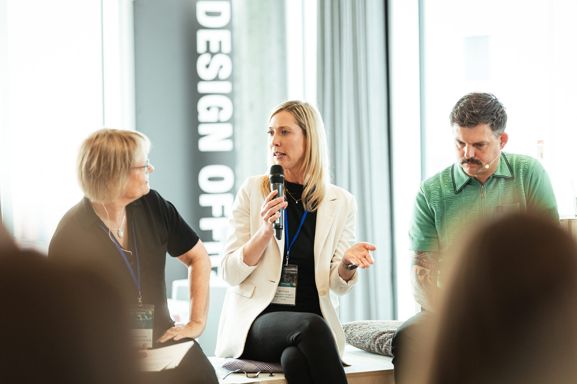 Panel Discussion in der Arena